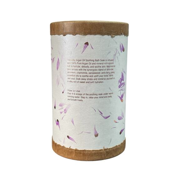 Josie Marian Argan Oil Soothing Bath Soak Honey Lavender 12 Oz New Sealed - Picture 2 of 2